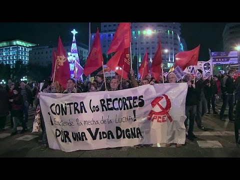 В Испании растут налоги, народ против  - (видео)