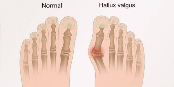 Вальгусная деформация стопы: причины, симптомы