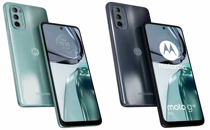 Motorola moto g42 и moto g62 5G — недорогие смартфоны со стереодинамиками, Dolby Atmos и красивыми экранами