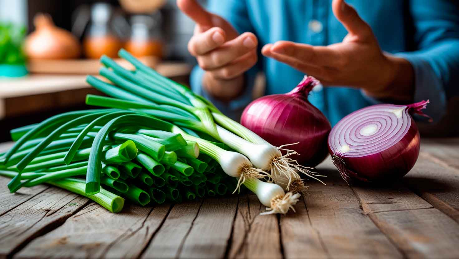 Что полезнее: зелёный или репчатый лук? Сравнение и советы